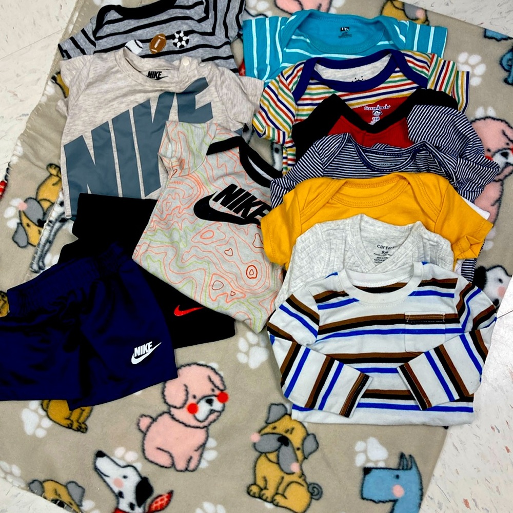 Great condition onesies and shorts for your special guy